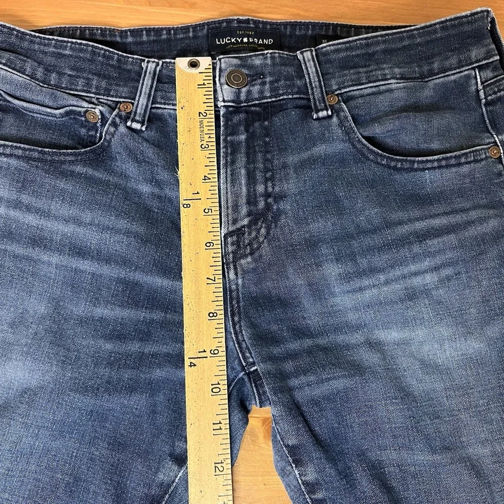 Lucky Brand jeans men's 32X31 blue denim 110 Skinny medium wash stretch
